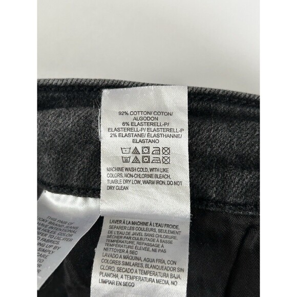 Lucky Brand 363 Vintage Straight Jeans Mens Actual Sz 31x29 Black Denim Stretch - Picture 13 of 13